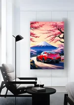 متال پوستر طرح ماشین نیسان GTR کد L1108 - Image 2