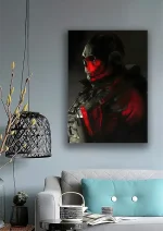 متال پوستر Call of Duty طرح Ghost کد L1060 - Image 2