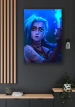 متال پوستر انیمه آرکین طرح جینکس کد L1063 - Image 2