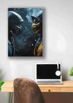 متال پوستر طرح بازی Mortal Kombat کد L1094 - Image 2