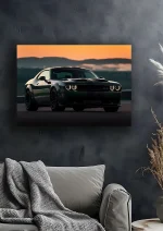 متال پوستر طرح ماشین دوج چلنجر کد L1098 - Image 2