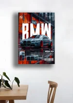متال پوستر طرح ماشین  BMW M4 کد L1885 - Image 2