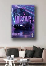 متال پوستر طرح ماشین Mustang GT کد L1892 - Image 2