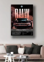 متال پوستر طرح ماشین BMW کد L1896 - Image 2
