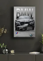 متال پوستر طرح ماشین BMW کد L1906 - Image 2