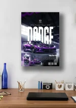 متال پوستر طرح ماشین Dodge Viper کد L1916 - Image 2