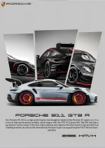 متال پوستر طرح ماشین Porsche 911 کد L1919