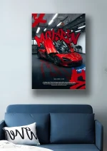 متال پوستر طرح ماشین Mclaren کد L1922 - Image 2