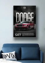متال پوستر طرح ماشین Dodge کد L1930 - Image 2