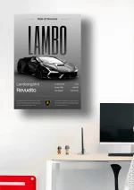 متال پوستر طرح Lamborgini کد L1937 - Image 2