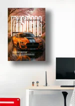 متال پوستر طرح ماشین Ford Mustang کد L1940 - Image 2