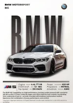 متال پوستر طرح ماشین BMW کد L1941