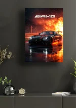متال پوستر طرح ماشین Mercedes Benz کد L1943 - Image 2