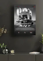 متال پوستر طرح ماشین Dodge Charger SRT کد L1945 - Image 2