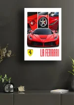 متال پوستر طرح ماشین La Ferrari کد L1948 - Image 2