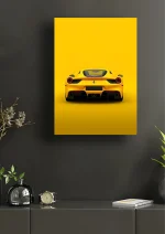 متال پوستر طرح ماشین Ferrari کد L1950 - Image 2