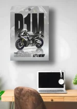 متال پوستر موتور طرح Yamaha R1M کد L1964 - Image 2