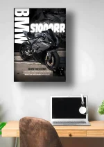 متال پوستر موتور طرح BMW S1000RR کد L1968 - Image 2