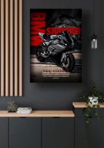 متال پوستر موتور طرح BMW S1000RR کد L1973 - Image 2