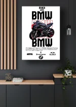 متال پوستر موتور طرح BMW S1000RR کد L1976 - Image 2