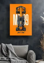 متال پوستر ماشین طرح MCL39 کد L1985 - Image 2