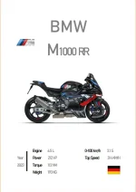 متال پوستر موتور طرح BMW M1000RR کد L1986
