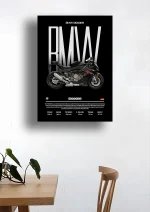متال پوستر موتور طرح BMW S1000RR کد L1995 - Image 2