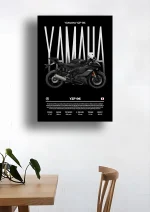 متال پوستر موتور طرح YAMAHA YZF-R6 کد L1996 - Image 2