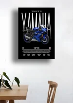 متال پوستر موتور طرح YAMAHA YZF-R6 کد L2000 - Image 2