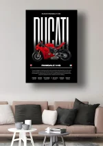 متال پوستر موتور طرح Ducati Panigale V4 S کد L2005 - Image 2