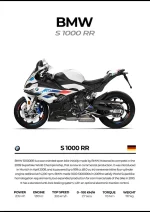 متال پوستر موتور طرح BMW S1000RR کد L2012