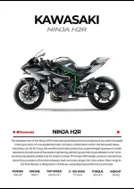متال پوستر موتور طرح Kawasaki Ninja H2R کد L2013