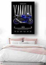متال پوستر موتور طرح YAMAHA YZF-R1 کد L2020 - Image 2