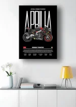 متال پوستر موتور طرح Aprila RS660 Trofeo کد L2024 - Image 2