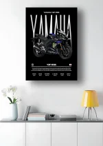 متال پوستر موتور طرح YAMAHA YZF-R125 کد L2026 - Image 2