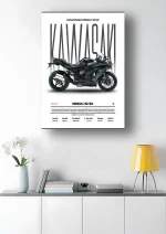 متال پوستر موتور طرح Kawasaki Ninja H2 SX کد L2029 - Image 2