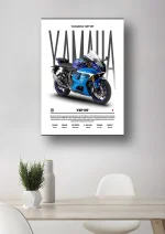 متال پوستر موتور طرح YAMAHA YZF-R7 کد L2036 - Image 2