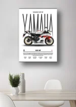 متال پوستر موتور طرح YAMAHA YZF-R7 کد L2038 - Image 2