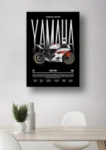 متال پوستر موتور طرح YAMAHA YZF-R7 کد L2039 - Image 2