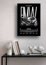 متال پوستر موتور طرح BMW S1000RR کد L2041 - Image 2