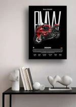 متال پوستر موتور طرح BMW S1000RR کد L2042 - Image 2