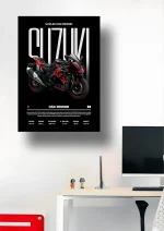 متال پوستر موتور طرح Suzuki GSX-R1000R کد L2058 - Image 2