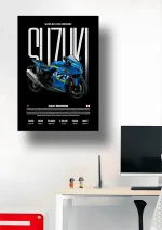متال پوستر موتور طرح Suzuki GSX-R1300R کد L2060 - Image 2