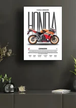 متال پوستر موتور طرح Honda CBR600RR کد L2061 - Image 2