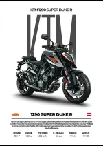 متال پوستر موتور طرح KTM 1290 Super Duke R کد L2071