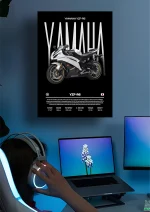 متال پوستر موتور طرح YAMAHA YZF-R6 کد L2072 - Image 2