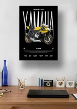 متال پوستر موتور طرح YAMAHA YZF-R1 کد L2082 - Image 2