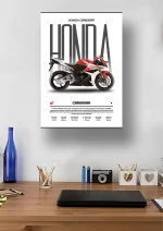 متال پوستر موتور طرح Honda CBR600RR کد L2083 - Image 2