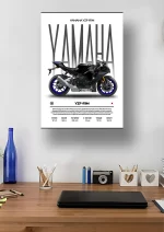 متال پوستر موتور طرح YAMAHA YZF-R1M کد L2084 - Image 2