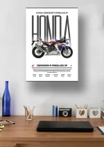 متال پوستر موتور طرح Honda CBR1000RR-R Fibreblade SP کد L2086 - Image 2